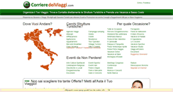Desktop Screenshot of corrieredeiviaggi.com